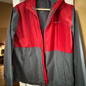 Eddie Bauer Kids Red and Gray Windbreaker